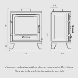 Ex-Display Gallery Bassington Gas Stove in Warm White Enamel