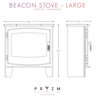 Beacon Large Matt Black