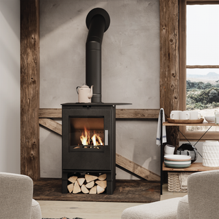 Brue Cooktop 4kW Freestanding Multifuel Stove - Beltane