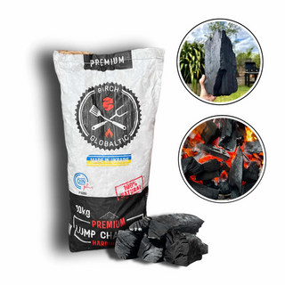 Birch Lumpwood Charcoal 10kg Bag - Globaltic