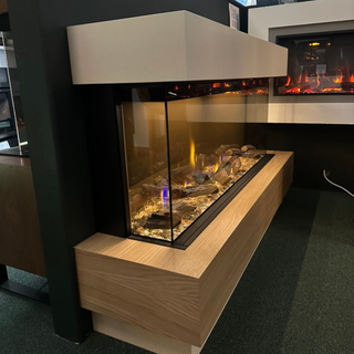 Ex-Display Flat-To-Wall Nevada Fire and Fireplace Suite