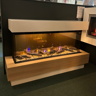 Ex-Display Flat-To-Wall Nevada Fire and Fireplace Suite