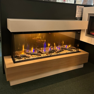 Ex-Display Flat-To-Wall Nevada Fire and Fireplace Suite