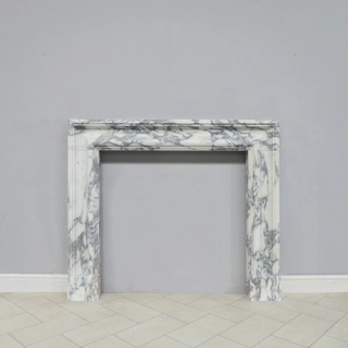 Bolection 50" Arabescato Marble Fireplace Mantel - FDC
