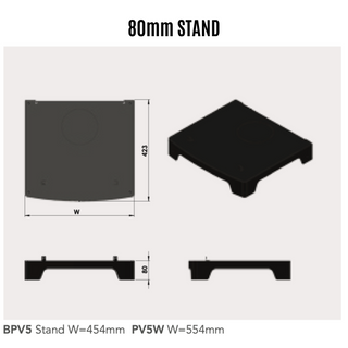 BPV5 Purevision 5kW Free-Standing Stove