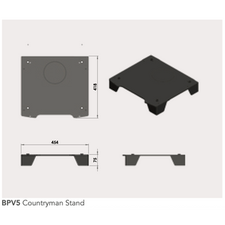 BPV5 Purevision 5kW Free-Standing Stove
