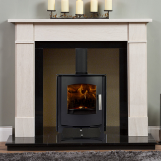 Bradfield 54" Portuguese Limestone Fireplace Mantel - Eurostove