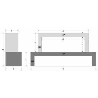 Solution Brandon Stove Bench Electric Modern Feature Fire and Fireplace