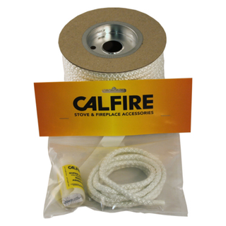 White Stove Rope Seal Kit with Rope Seal Glue - Calfire