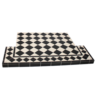 Harlequin Tiled T-Shaped Hearth - Capital Fireplaces