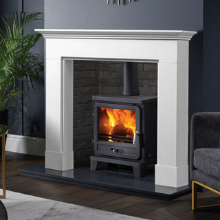 Augusta 53" Aegean Limestone Fireplace Mantel - Capital Fireplaces