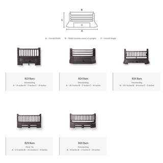 Replacement Cast Iron Bars - Capital Fireplaces