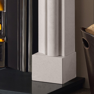 Isca 51" Aegean Limestone Fireplace Mantel - Capital Fireplaces