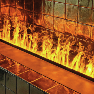 Optimyst Cassette Project RGB Multicolour Media Wall Electric Fire - Dimplex