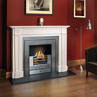 Chantry Aegean Limestone Fireplace Mantel - FDC