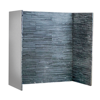 Charcoal Grey Waterfall Chamber Liner - Capital Fireplaces