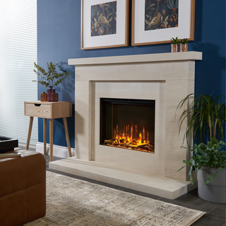 Beckford i560e Slimline Electric Limestone Suite - Charlton & Jenrick