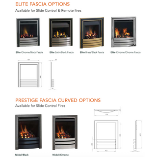Paragon One Evolution Log Effect Open Fronted Gas Fire - Charlton & Jenrick