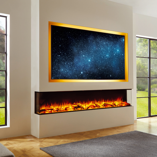 iRange i2200e Deep 3-Sided Media Wall Electric Fire – Charlton & Jenrick