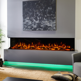 iRange i2200e Deep 3-Sided Media Wall Electric Fire – Charlton & Jenrick