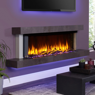 iRange i1100e Slimline Media Wall Electric Fire – Charlton & Jenrick
