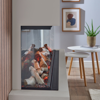 Luminosa RFT LCD 3-Sided Media Wall Electric Fire (110, 150, 185) - Charlton & Jenrick