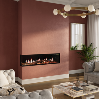 Luminosa RFT LCD 3-Sided Media Wall Electric Fire (110, 150, 185) - Charlton & Jenrick