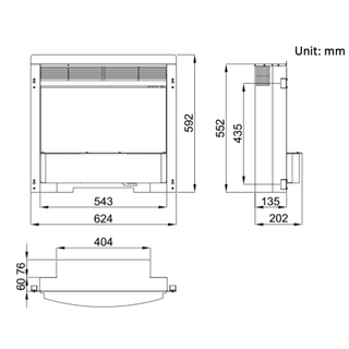 4D Ecoflame 22" Maxi Electric Fire - Charlton & Jenrick