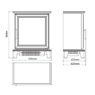 Panache 56SD Electric Stove - Charlton & Jenrick