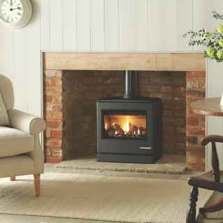 Gazco Yeoman CL8 Natural Gas Log Effect Free-Standing Gas Stove