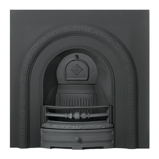 Claydon Black 16" Cast Iron Arch Insert - Capital Fireplaces