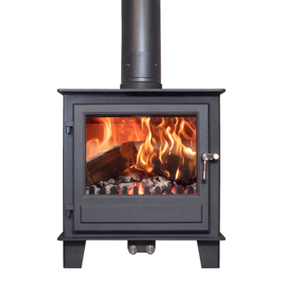 Blithfield 8 8kW Solid Fuel Woodburning and Multifuel Freestanding Stove - Clock