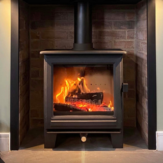 Sudbury 5kW Woodburning Freestanding Stove - Clock