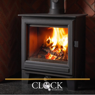Sudbury 5kW Woodburning Freestanding Stove - Clock