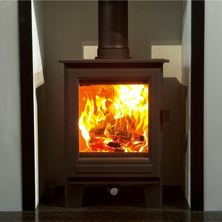 Sudbury Compact Classic 5kW Woodburning Freestanding Stove - Clock