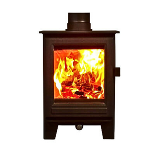 Sudbury Compact Classic 5kW Woodburning Freestanding Stove - Clock