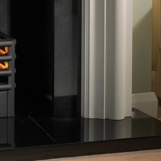 Colby 54" Aegean Limestone Fireplace Mantel