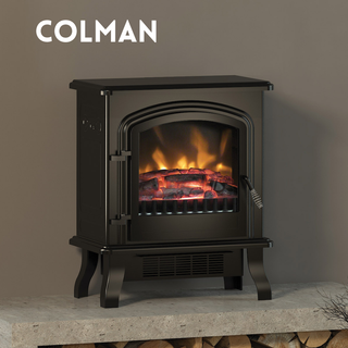 Sennen 54" Flat-To-Wall Electric Stove Timber Inglenook - Flare