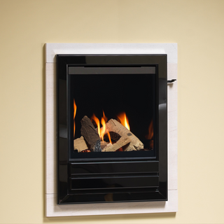 Paragon Core HE Mixed Log Effect Glass Fronted Gas Fire - Charlton & Jenrick