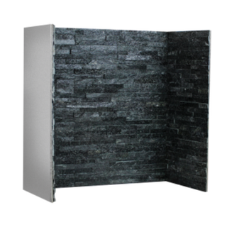 Cosmic Black Quartz Chamber Liner - Capital Fireplaces