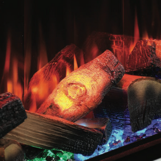 Diamond IQFX-16 Intelligent eFires Inset 16" Electric Hearth Mounted Fire