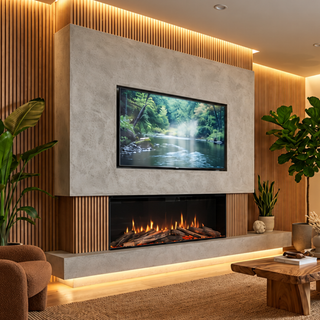 Visage 60 Opti-V Built-In Media Wall Electric Fire - Dimplex