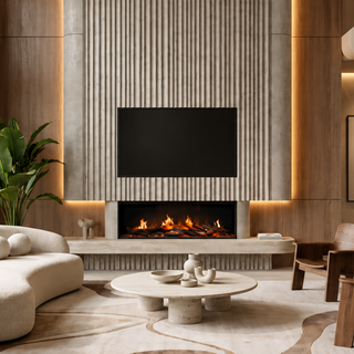 Visage 60 Opti-V Built-In Media Wall Electric Fire - Dimplex