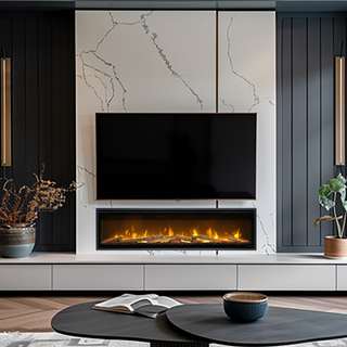 Dimplex Ignite Evolve 74" EVO1800 Media Wall Electric Fire