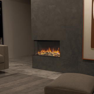 Vivente Plus 75 Optiflame 3-Sided Electric Fire – Dimplex