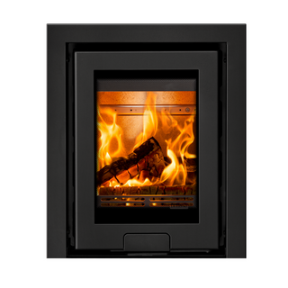 R4 5kW Solid Fuel Cassette Inset Stove Wood Burner - Di Lusso
