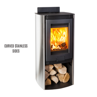 R4 Euro Solid Fuel Freestanding Stove - Di Lusso