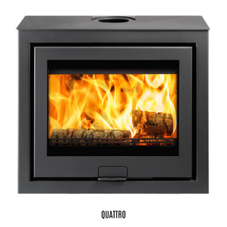 R6 Cube (Quattro, Arco) Solid Fuel Freestanding Stove - Di Lusso