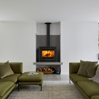 R6 Cube (Quattro, Arco) Solid Fuel Freestanding Stove - Di Lusso