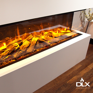 Celsi DLX 3-Sided Media Wall Electric Fire